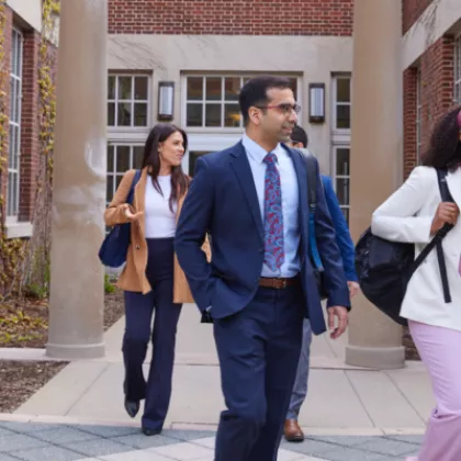 MBA Students on Campus