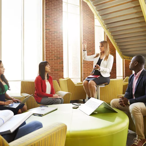 Students learning